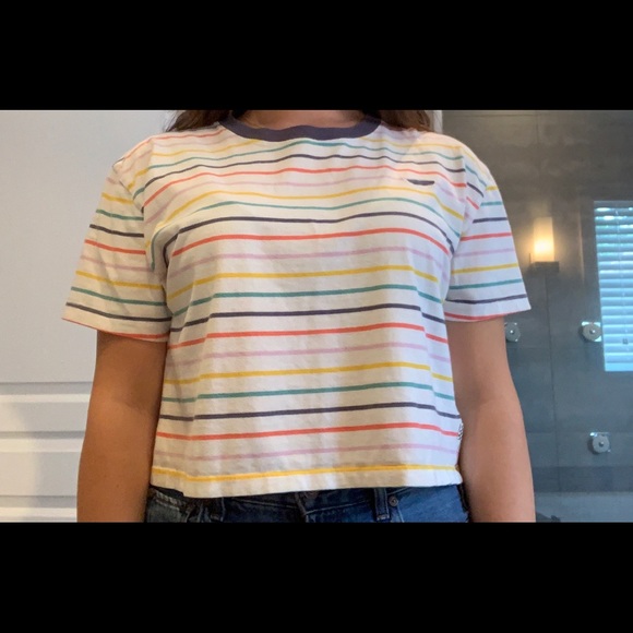 Vans Pool Party Stripe Boxy T-Shirt - Picture 4 of 7